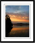 Opeongo Sunset (framed)